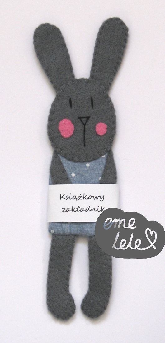 Królik - zakładka do książki emelele
