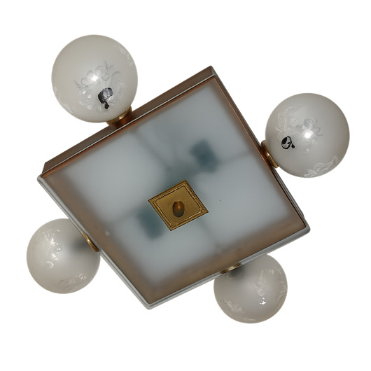 lampy wiszące Żyrandol Mid Century vintage, lata 50.