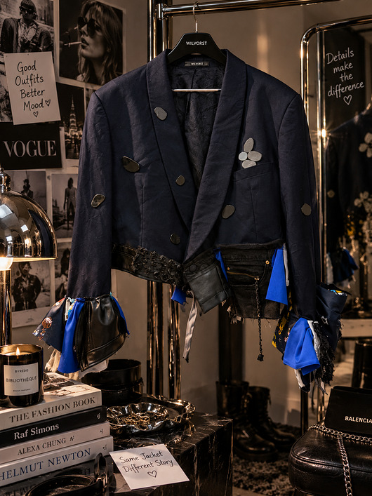 marynarki damskie BLUE COLLISION