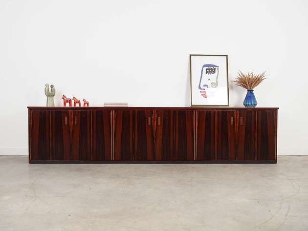 komody Sideboard palisandrowy, duński design, lata 70, produkcja: Dania