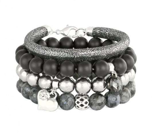 Silver & black set. Lavoga