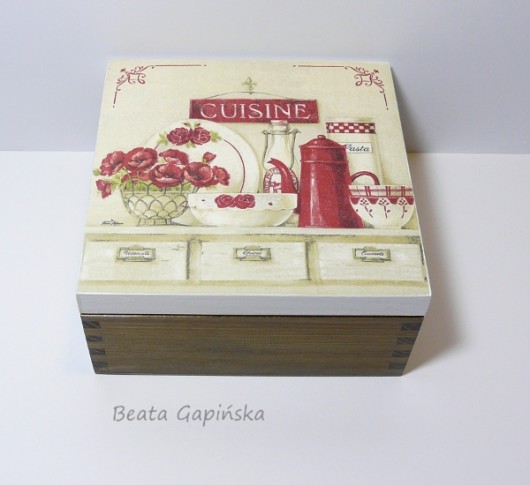 Herbatnica, pudełko - Cuisine Beata Gapińska