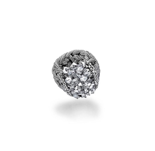 pierścionki elastyczne Szary Pierścionek /Gray Ring