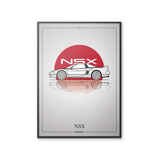 plakaty Plakat Motoryzacja - Honda NSX