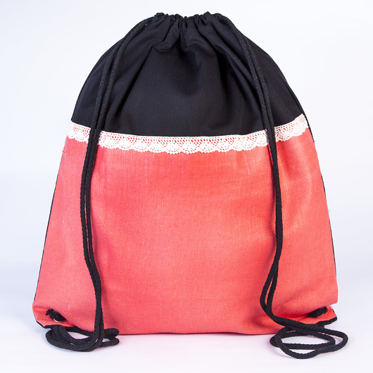 Morelowy z koronką Gawka made by hand