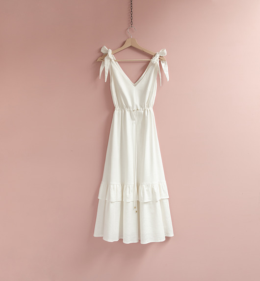 sukienki midi damskie Sukienka HUNNY BUNNY midi white