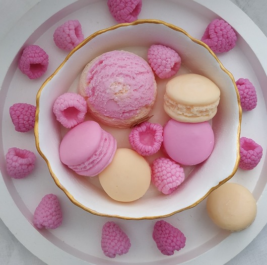 świeczniki i świece Świeca sojowa lody owocowe