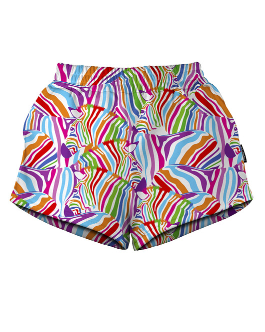 szorty damskie Shorty Spodenki Damskie DR.CROW Zebra
