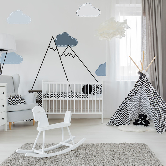tapety i naklejki ścienne Szablon malarski wielokrotny /DOTTED CLOUD