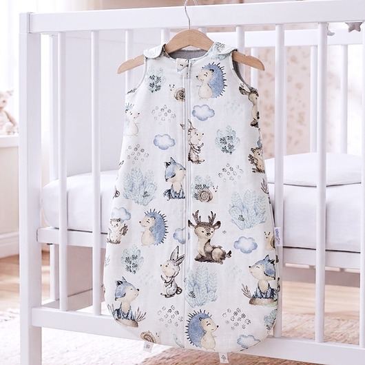 śpiwory i rożki niemowlęce BabyU, Śpiworek Ocieplany Regulacje Podwójny Zamek Bawełna 2.5 TOG 0-18 BLISS