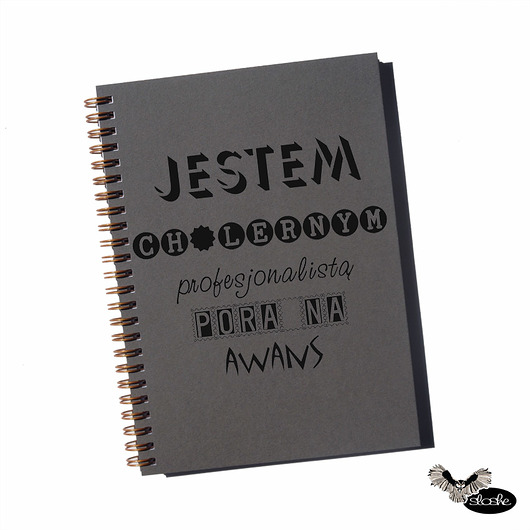 Jestem cholernym profesjonalistą, z eko papieru Sowia Aleja