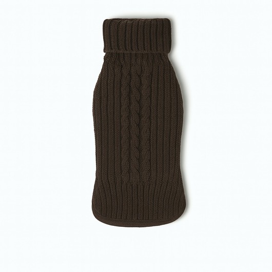 ubranka dla zwierząt Sweterek dla psa Caldo Marrone z wełny merino