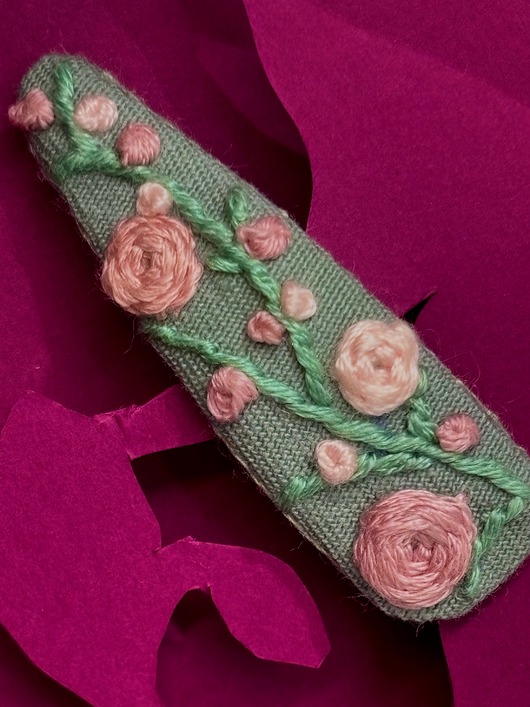 spinki i klamry do włosów Spinka do włosów pnące róże