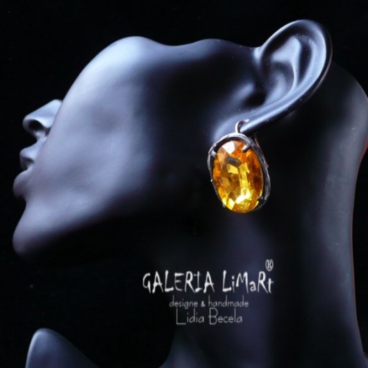 Rock, glamour, kryształ w uchu. KLIPSY  Galeria Limart