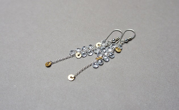 kolczyki srebrne Kolczyki srebrne Cyrkoniowe gronka vol. 6