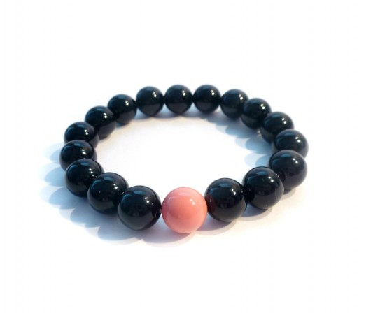 Bransoletka Black Onyx labonita