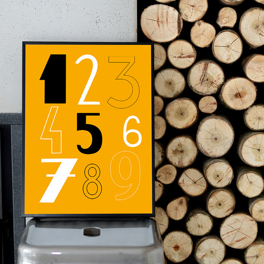 #liczymy#1 PLAKAT A4 LAMAMA home