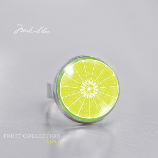 Fruit Collection Lime - simple ring Makaliboo
