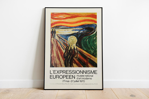 plakaty Edvard Munch - Exhibition Poster