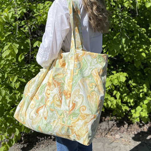torby XXL Torba XL pastelowe ornamenty