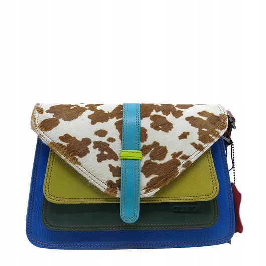 torby na ramię Torebka damska klasyczna elegancka skórzana na ramię pasek OLIVKA