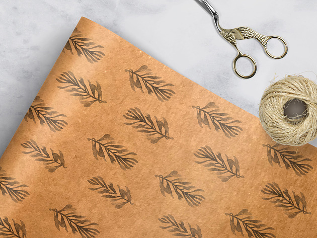 akcesoria różne papier do pakowania - olive 004 kraft