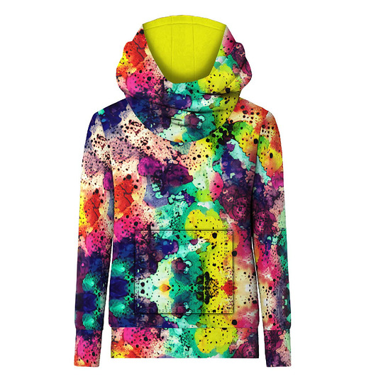 bluza z kapturem damska Bluza hydrofobowa UNISEX - ABSTRAKCJA