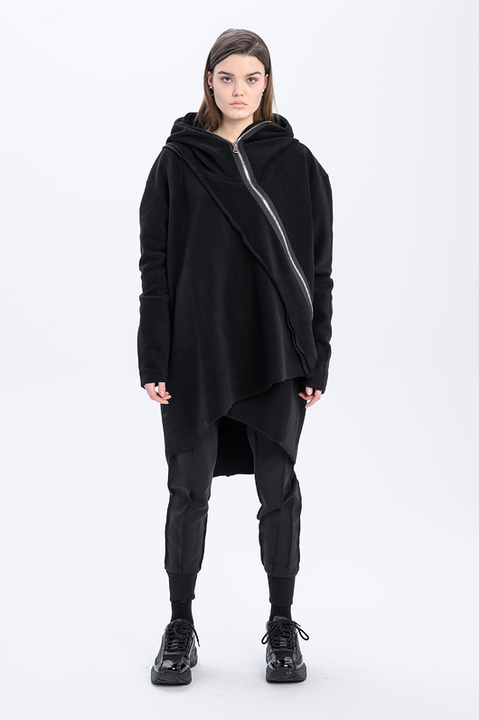 bluza z kapturem damska Bluza Kapturnik Welur