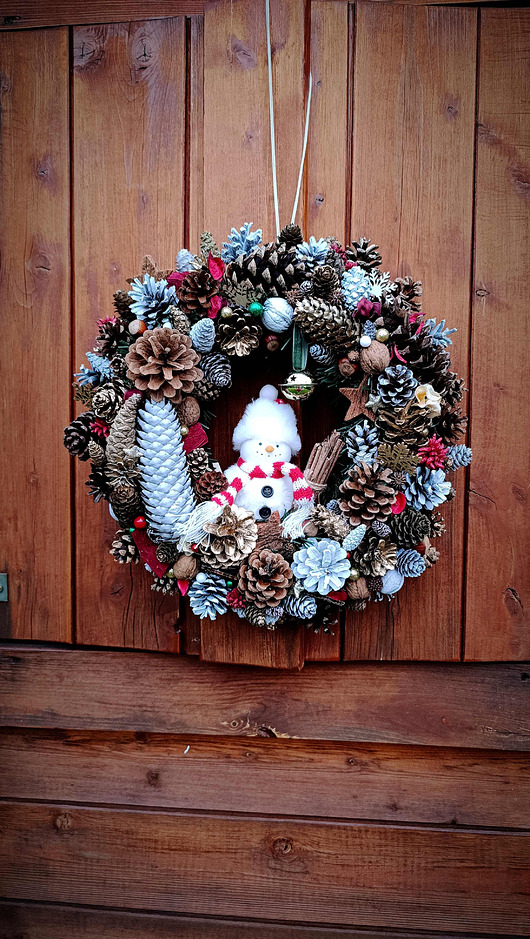 wianki bożonarodzeniowe Wianek bożonarodzeniowy nr 2