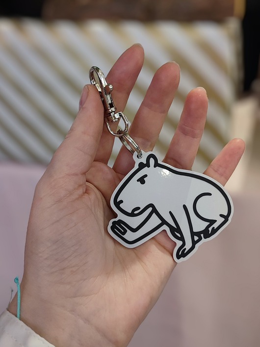 breloki Brelok odblaskowy Kapibara