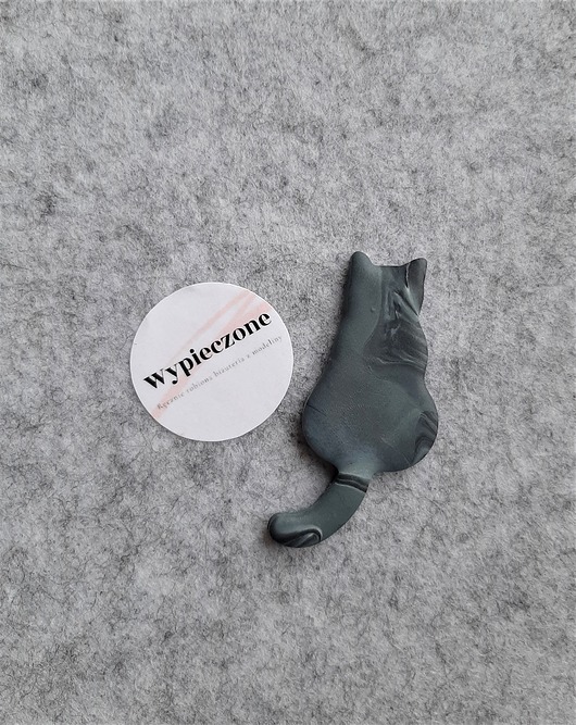 Pin w kształcie kota Wypieczone