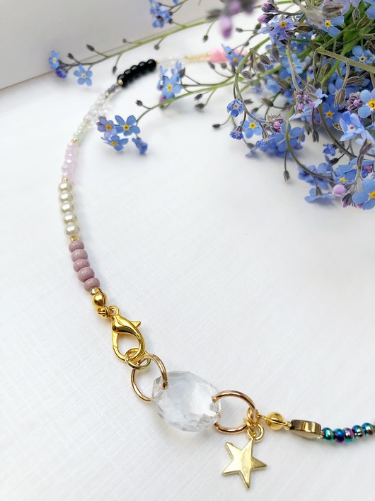 Choker kolorowy lata 90 Luna by Sisters