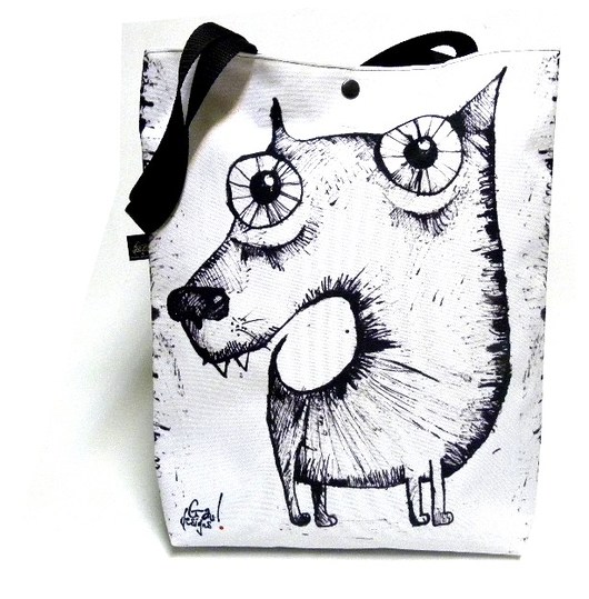 Duża torba z psem Gaul Designs