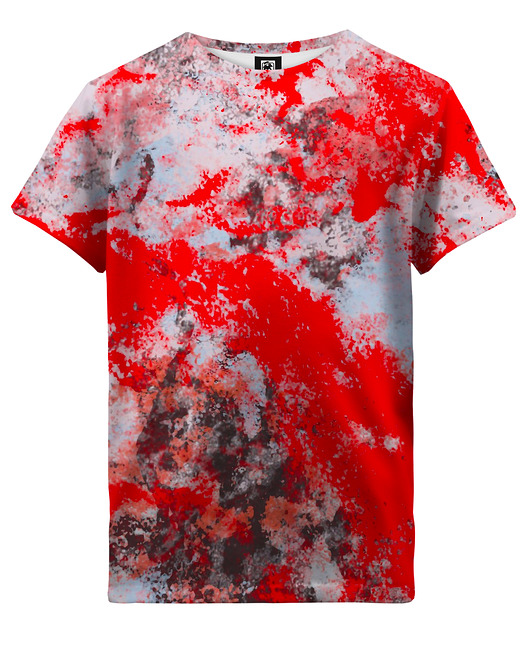 t-shirty dla dziewczynki T-shirt Girl DR.CROW Marble Red