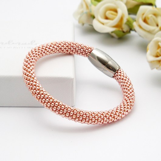  Bransoletka Koralikowa "Pearl Gloss" Ilovehandmade