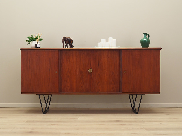 komody i szafki Sideboard tekowy, duński design, lata 70, produkcja: Dania