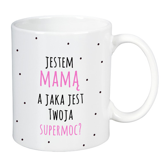 Kubek JESTEM MAMĄ Lawendowy Bazar
