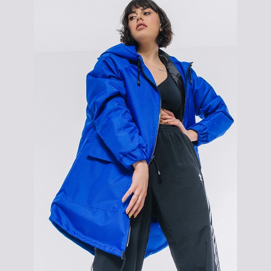 kurtki damskie Kurtka / płaszcz typu parka indigo