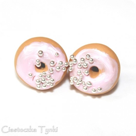 kolczyki donuty ciasteczkatynki