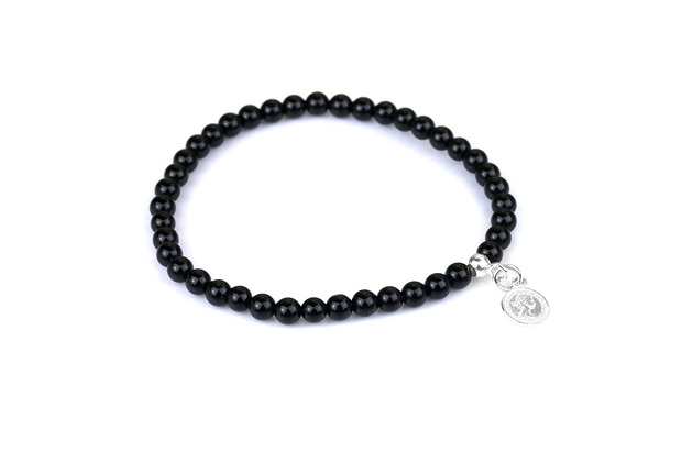 Bransoletka Turmalin Monetka srebro Brazi Druse Jewelry