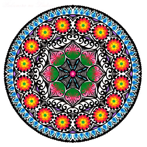 MANDALA astry jesienne na ludowo
