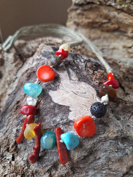 kolie Naszyjnik z minerałów