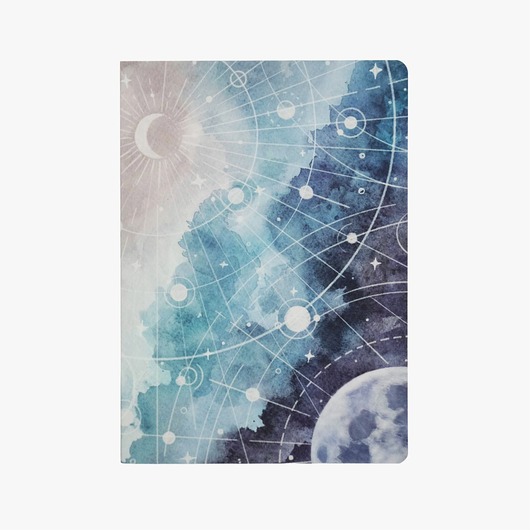 notatniki i albumy Universe - notatnik A5, bullet journal, dziennik, planer w kropki