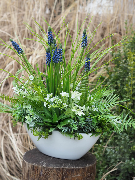 Wiosenna ekskluzywna kompozycja  MUSCARI XL FlodiaAtelier