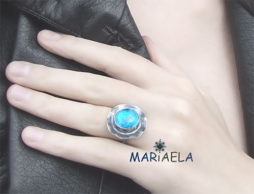 TURKUSZĘ W SREBRZE MARIAELA