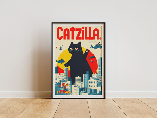 plakaty Plakat - Catzilla
