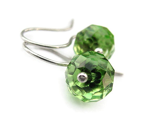 IN MINIATURE - Peridot Rondelles Marisella