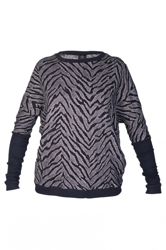 sweter w motyw zwierzęcy Non Tess