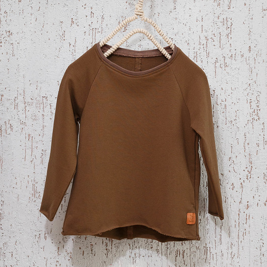 Bluza basic - brązowa Benni
