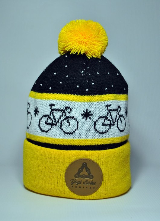 beanie pompom  Yellow  FW/17'YOGI BABU PROJEKT yogi babu projekt